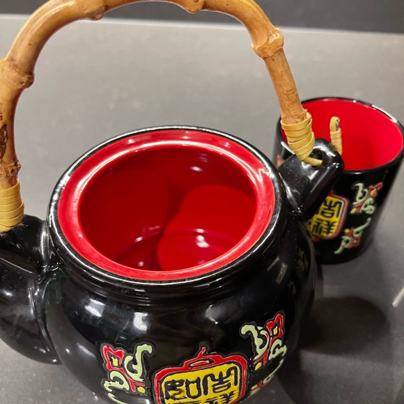 Vintage asian tea pot set - Picture 7 of 10